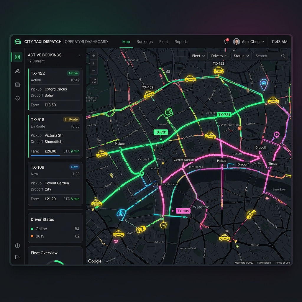 Intelligent AI Dispatching Dashboard